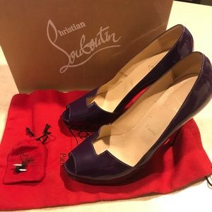 Christian Louboutin Pique Prive 120 Patent Calf